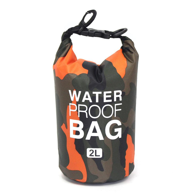 2/5/10/15L Outdoor Camouflage Waterproof Portable Rafting Diving Dry Bag Sack PVC Swimming Bags