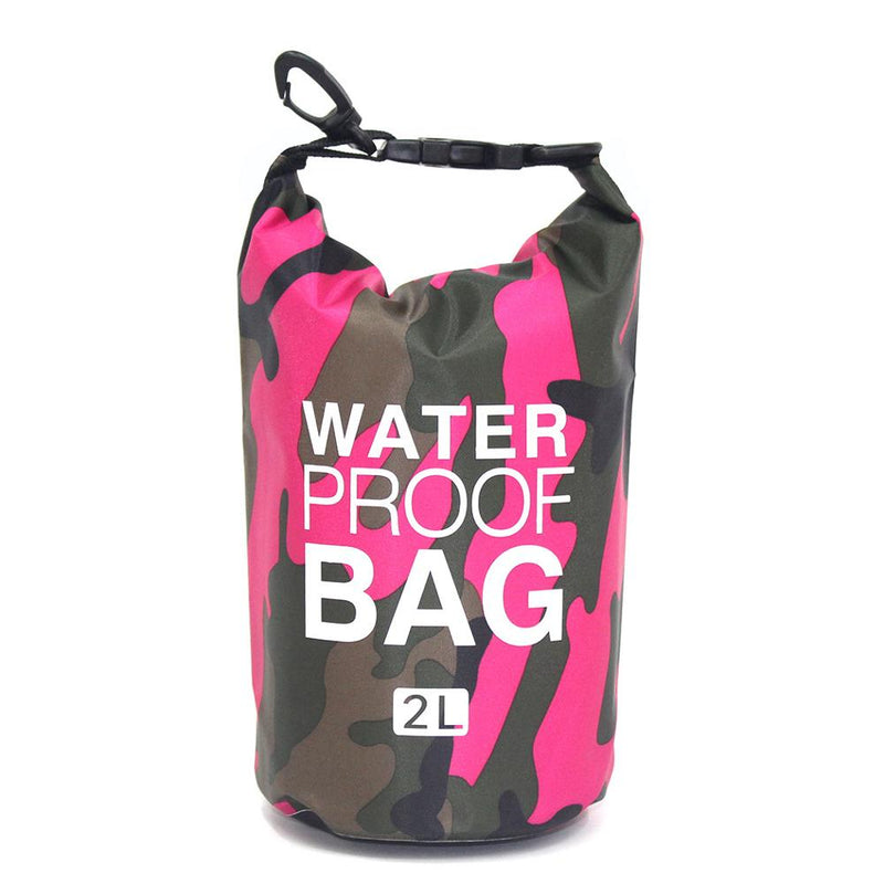 2/5/10/15L Outdoor Camouflage Waterproof Portable Rafting Diving Dry Bag Sack PVC Swimming Bags