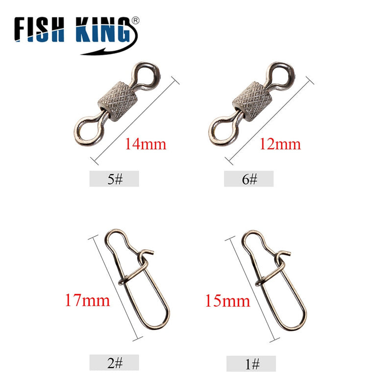 20pcs 16/20/25cm Anti-bite Steel Wire Leader Leashes For Fishing 50LB With Swivel Fishing Lure