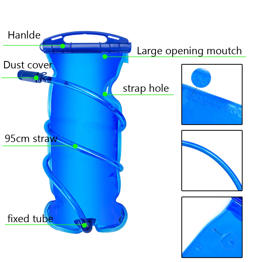 250ml 500ml Soft Flask Folding Collapsible Water Bottle TPU Free For Running Hydration Pack