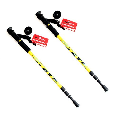 2Pc/Pair 135CM Walking Stick Trekking Aluminum Alloy Climbing Stick