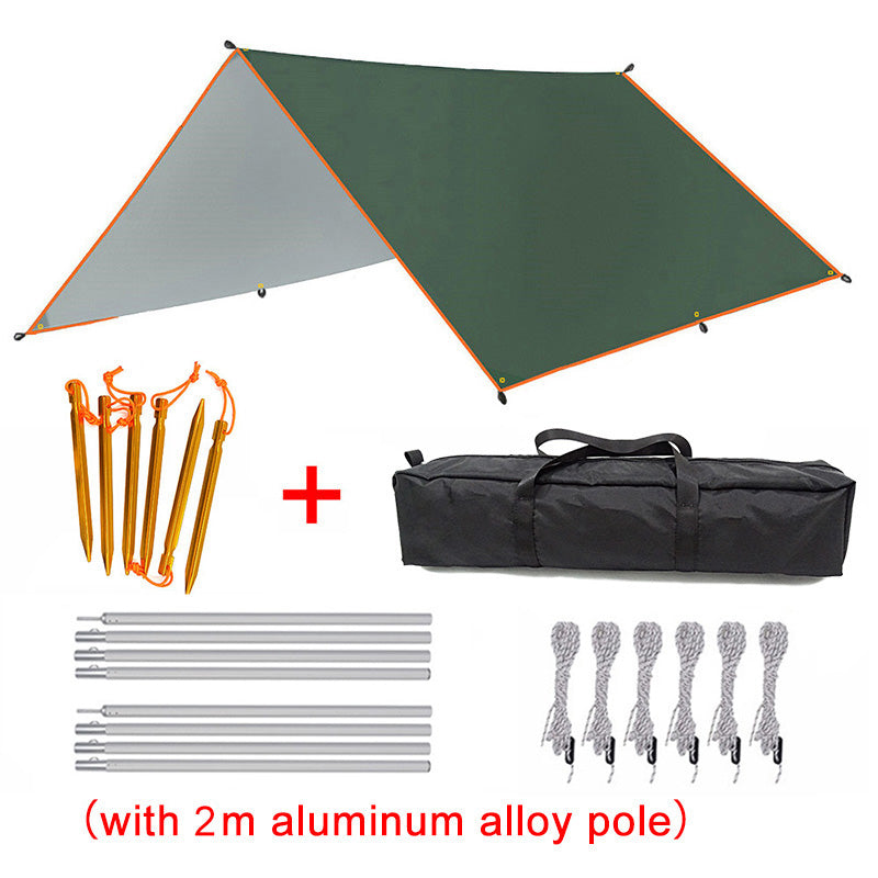 Awning Waterproof Tarp Tent Outdoor Camping Sun Shelter Canopy Sunshade