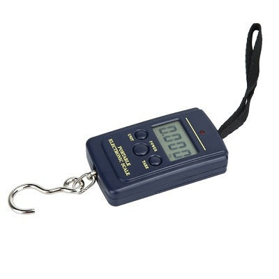 40kg x 10g Mini Digital Scale for Fishing Travel Weighting Steelyard Hanging Electronic Hook Scale