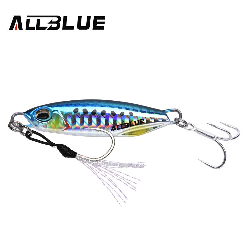 ALLBLUE New DRAGER Metal Cast Jig Spoon 15G 30G Shore Casting Jigging Lead Fish Sea Bass Fishing Lure  Artificial Bait Tackle