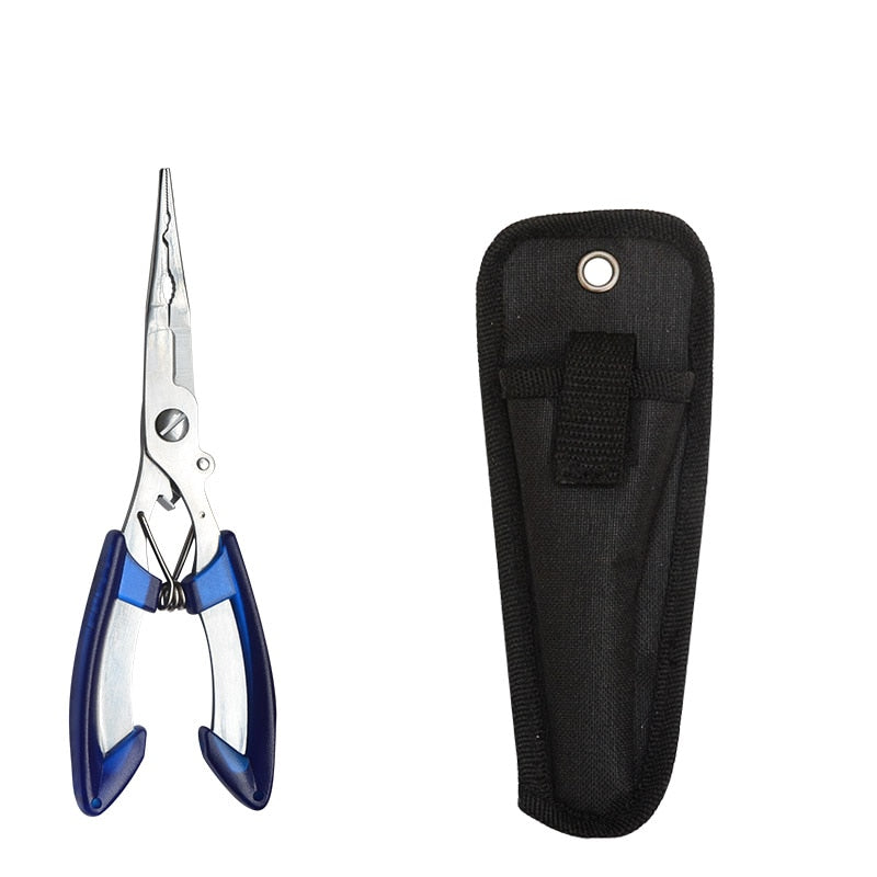 ALMIGHTY EAGLE Fishing Pliers fish line Cutter Scissors Mini fish hook remover Multifunction tools New Black Blue Beak jaw