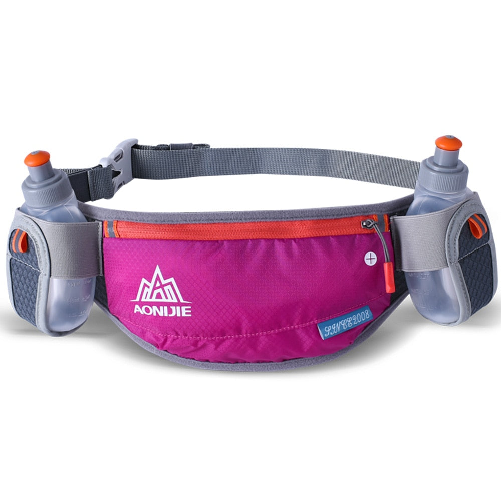 Marathon Jogging Cycling Running Hydration Belt Waist Bag Pouch Fanny Pack Phone Holder