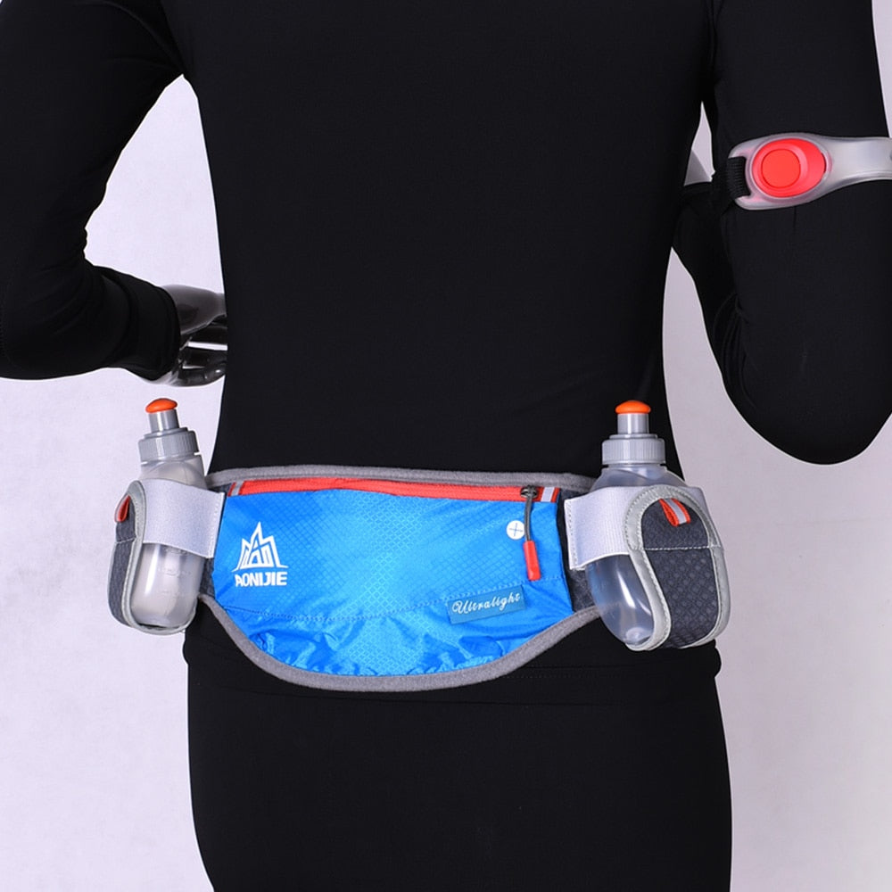 Marathon Jogging Cycling Running Hydration Belt Waist Bag Pouch Fanny Pack Phone Holder