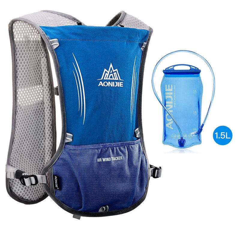 5L Hydration Backpack Rucksack Bag Vest Harness For 1.5L Water Bladder Hiking Camping Running