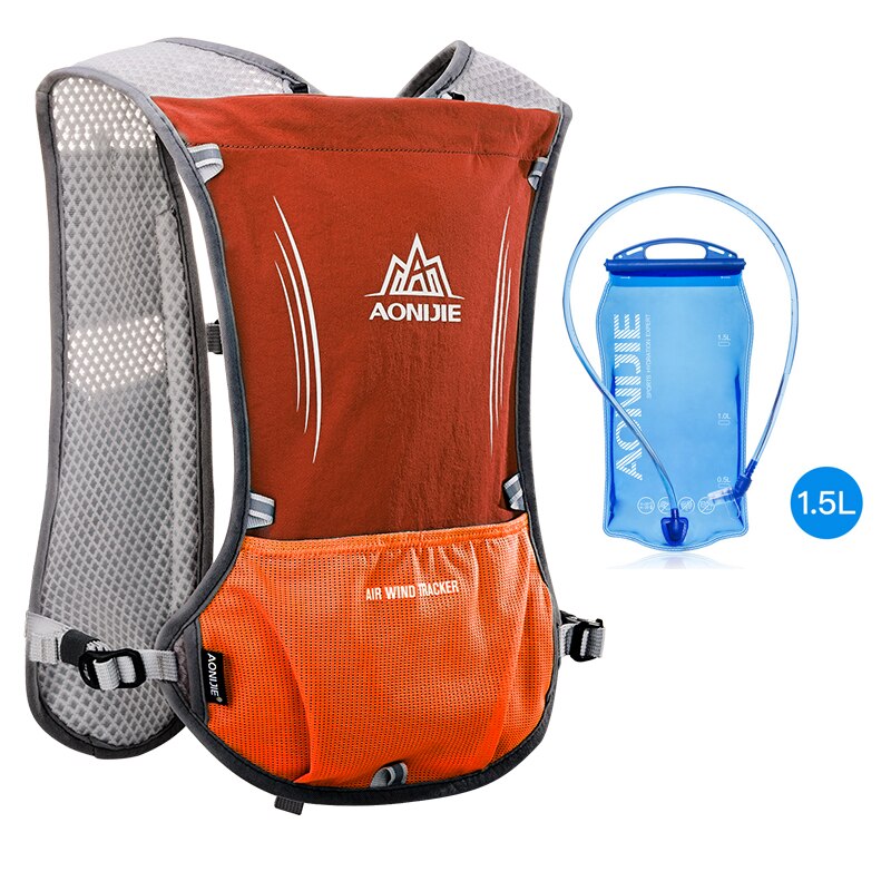 5L Hydration Backpack Rucksack Bag Vest Harness Water Bladder Hiking Camping Running