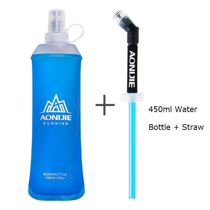 R450 Soft Flask Folding Collapsible 450ml Water Bottle TPU BPA Free Running Hydration Pack