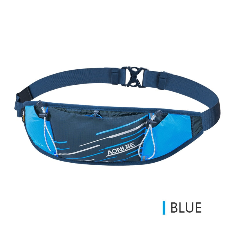 Lightweight Slim Running Waist Bag Belt Hydration Fanny Pack For Jogging Fitness Gym Hiking