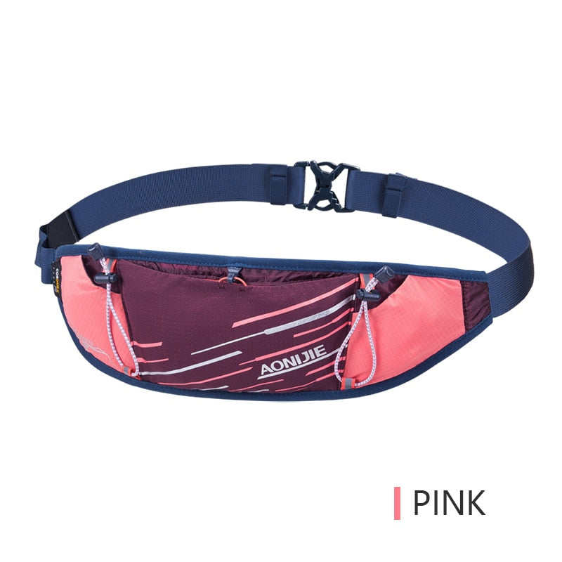 Lightweight Slim Running Waist Bag Belt Hydration Fanny Pack For Jogging Fitness Gym Hiking