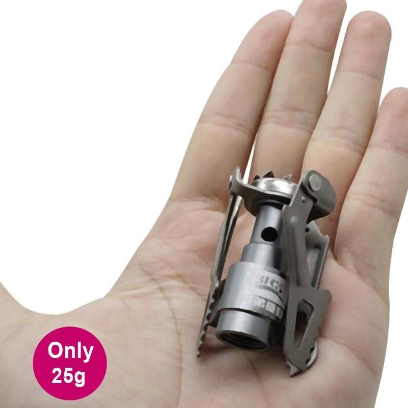 BRS Outdoor Gas Stove  Camping Gas Burner Portable Mini Titanium Stove Survival Furnace Pocket