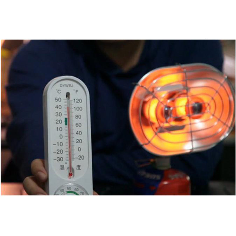 Portable Gas Heater Warmer Butane Propane Double Burners Heating Stove Infrared Gas Heater