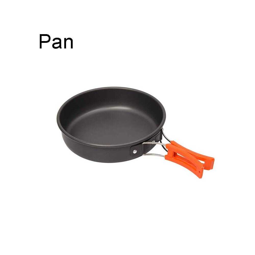 Camping Cookware Kit Outdoor Aluminum Cooking Set Water Kettle Pan Pot Travelling Hiking Picnic