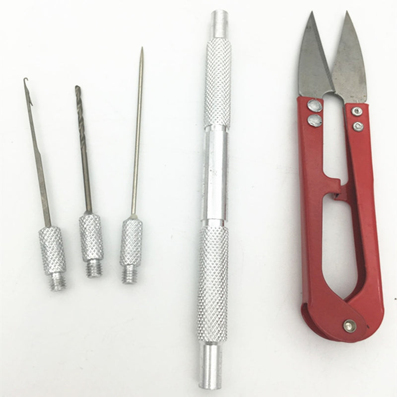 Carp Fishing Boilie Needle Splicing Needle Drill Baiting Tool Fiishing Scissors Nipper Trimming Scissors Nippers