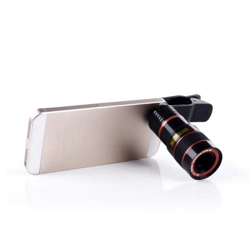 Clip-on 12x Optical Zoom Universal Telescope Camera Lens for Phone Lens Accessories