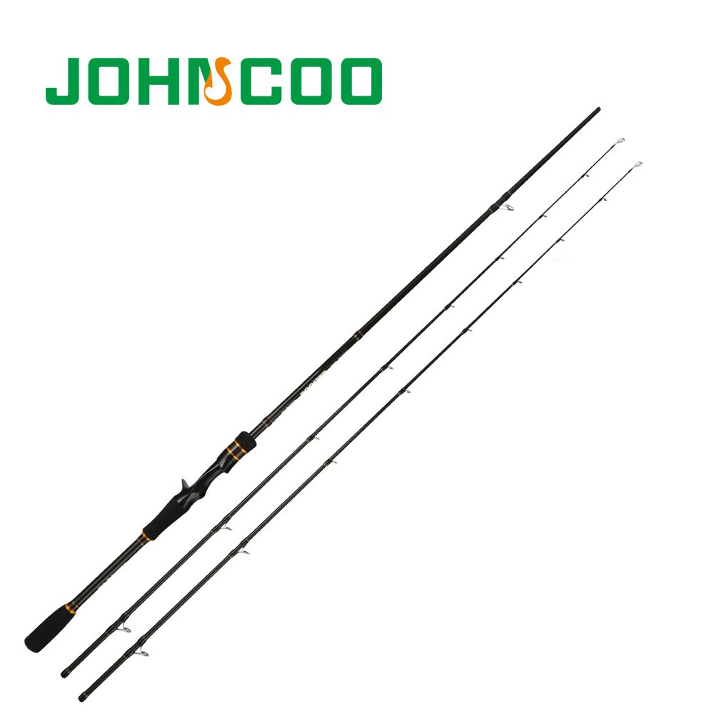 Ex-Fast Fishing Rod 2.1m 2.4m Carbon Rod ML/M 2 Tips 5-28g Spinning Rod Casting Light Jigging Rod 2 Sections Johncoo booster