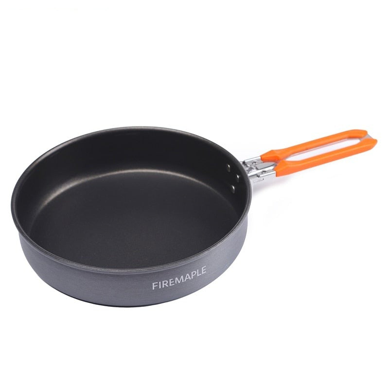 Feast Non-stick Camping Frying Pan Outdoor Hiking Skillet Lightweight Stick Free Cookware 0.9L 262G