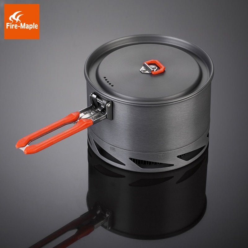 Feast Series K2 1.5L Outdoor Portable Foldable Handle Heat Exchanger Pot Camping Kettle 338g FMC-K2