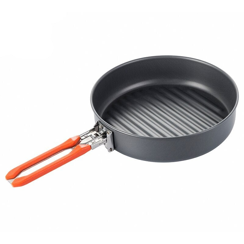 Feast Vulcan Portable Hard Aluminium Alloy 0.9L Frying Pan Foldable Handle FMC-FX3