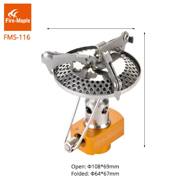 FMS-X2 New & Fire Maple compact One-Piece Camping Stove Heat