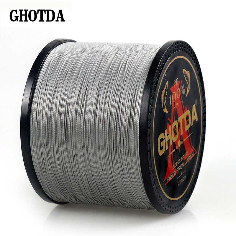 GHOTDA Braid Fishing line 300M 500M 1000M 8 Strands Multifilament Fishing Wire Carp Fishing 13-119lb