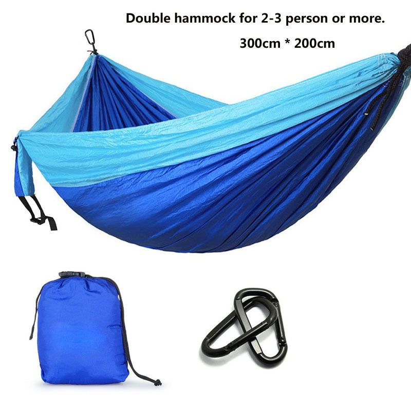 Camping Parachute Hammock Survival Garden Outdoor Furniture Leisure Sleeping Hamaca Travel Double