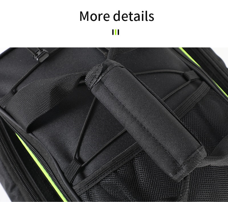 Waterproof Bike Seat Pannier Pack Luggage Cycling Bag 10-25L Bicycle Pannier Bag with Rain Cover