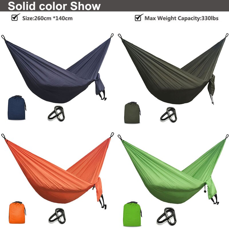 Camping Parachute Hammock Survival Garden Outdoor Furniture Leisure Sleeping Hamaca Travel Double