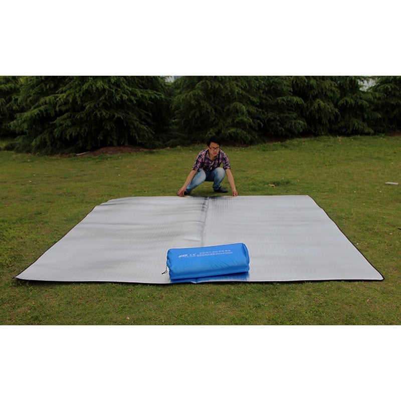 Ultralight Waterproof Camping Mat Picnic Blanket Beach Mattress Sleeping Pad Aluminum Foil