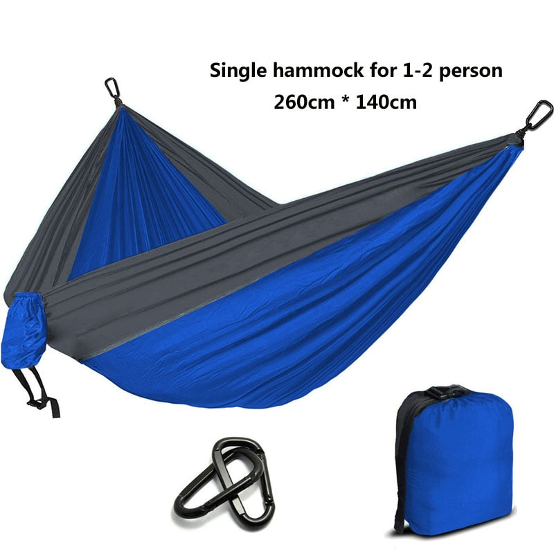 Camping Parachute Hammock Survival Garden Outdoor Furniture Leisure Sleeping Hamaca Travel Double