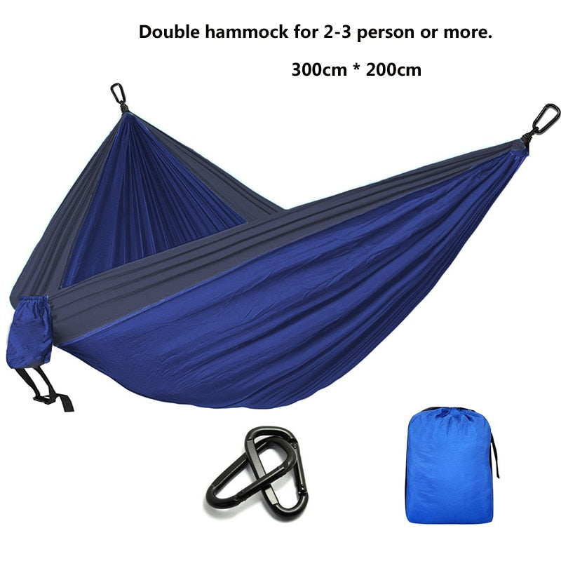 Camping Parachute Hammock Survival Garden Outdoor Furniture Leisure Sleeping Hamaca Travel Double