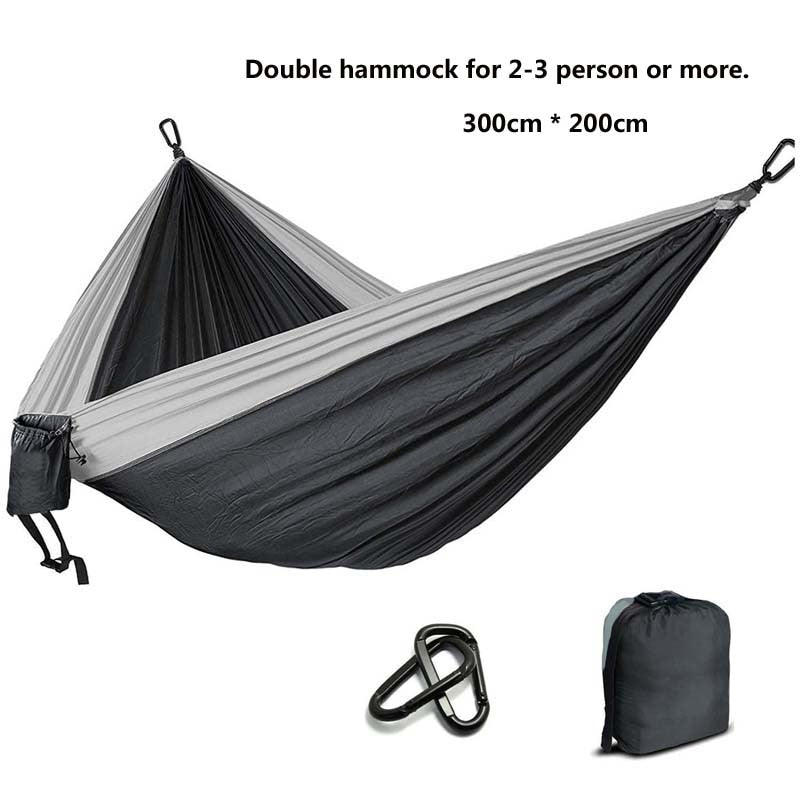 Camping Parachute Hammock Survival Garden Outdoor Furniture Leisure Sleeping Hamaca Travel Double