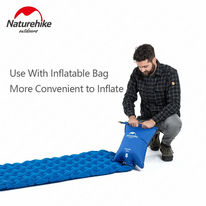 Outdoor Camping Mat Inflatable Bag Inflatable Tent Sleeping Pad Ultralight Portable Picnic Air Mat