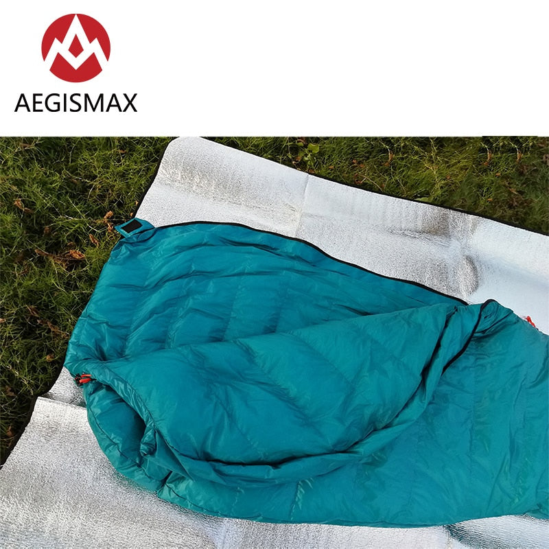 Ultra-Light Outdoor Camping Down Sleeping Bag Nylon Mummy Three Season Goose Down Sleeping Bag