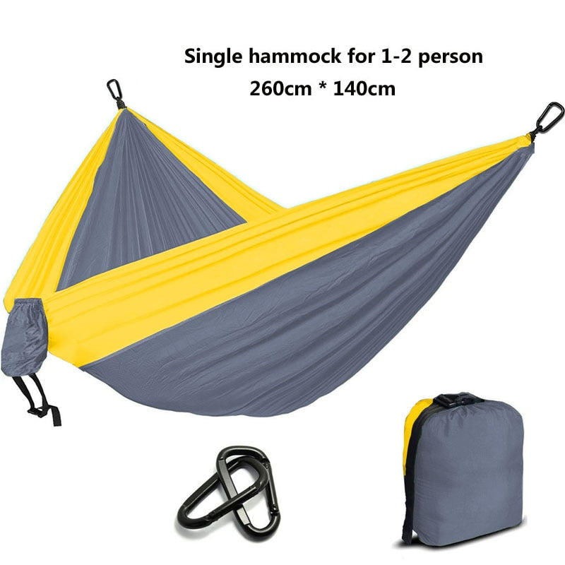 Camping Parachute Hammock Survival Garden Outdoor Furniture Leisure Sleeping Hamaca Travel Double