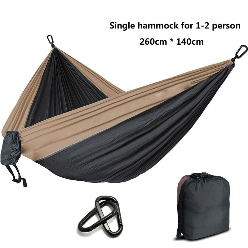 Camping Parachute Hammock Survival Garden Outdoor Furniture Leisure Sleeping Hamaca Travel Double