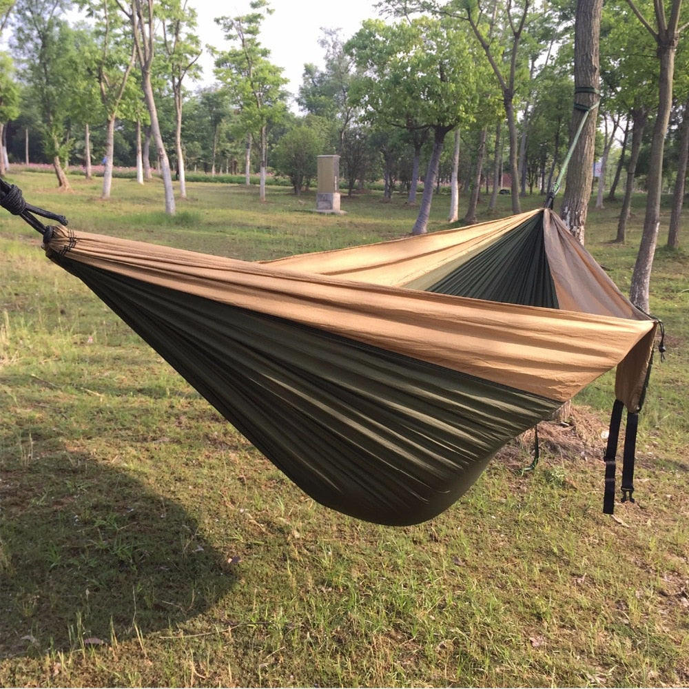 Camping Parachute Hammock Survival Garden Outdoor Furniture Leisure Sleeping Hamaca Travel Double