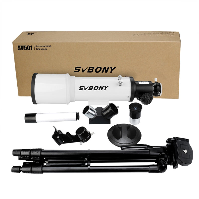 SVBONY Astronomical Telescope Portable Refractor Multi-Coating Optics SV501P