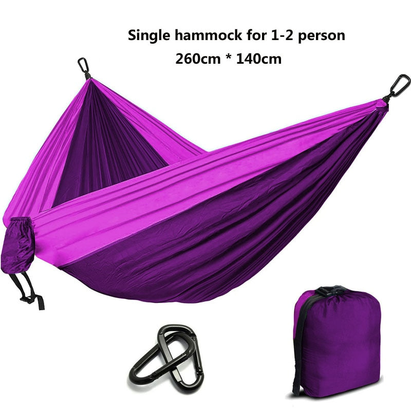 Camping Parachute Hammock Survival Garden Outdoor Furniture Leisure Sleeping Hamaca Travel Double