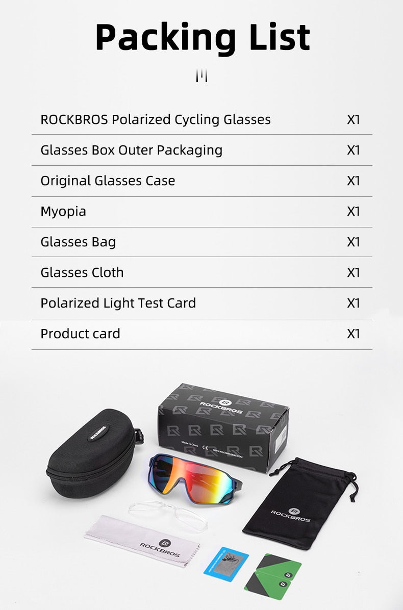 Cycling Glasses MTB Road Bike Polarized Sunglasses UV400 Protection Ultra-light Bicycle Eyewear