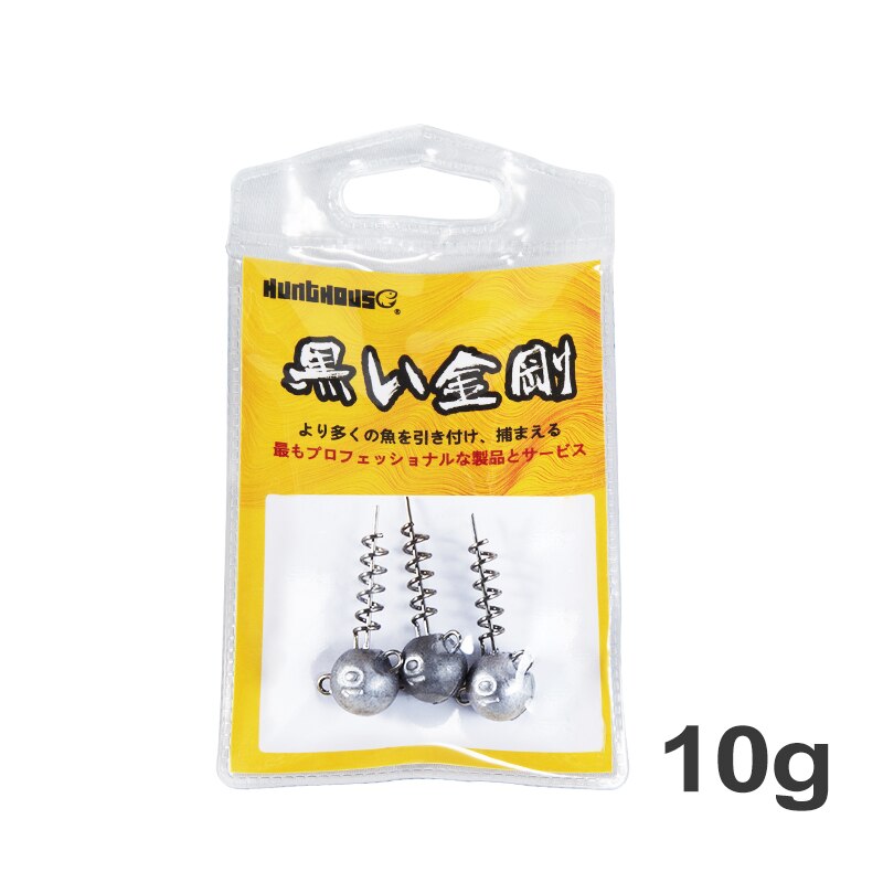 Hunthouse soft lure screw head jig head for big shad 5g 10g 15g 20g fishing tool fishing equipment