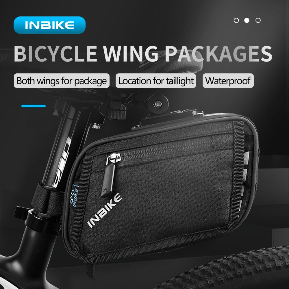 Bike Bag Waterproof Large Capacity Bicycle Saddle Bag Cycling Foldable Tail Rear Bag Trunk