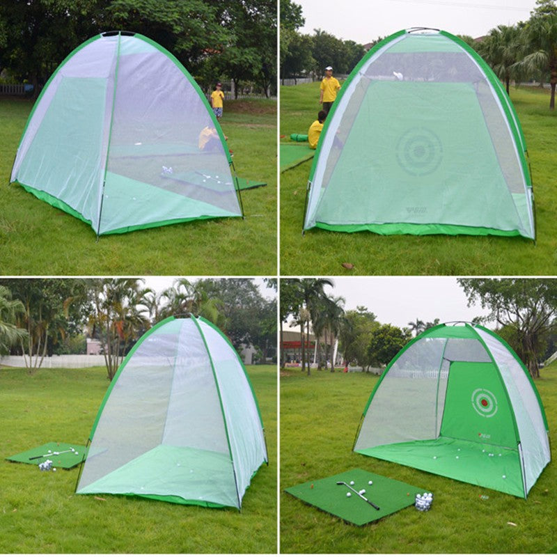 Indoor Golf Practice Net Tent Golf Hitting Cage Garden Grassland Practice Tent Golf