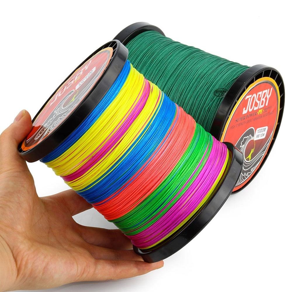 JOSBY 4 Braid Fishing line 10-120LB 150M 300M 500M 1000M 4 Strands Braid Fishing line