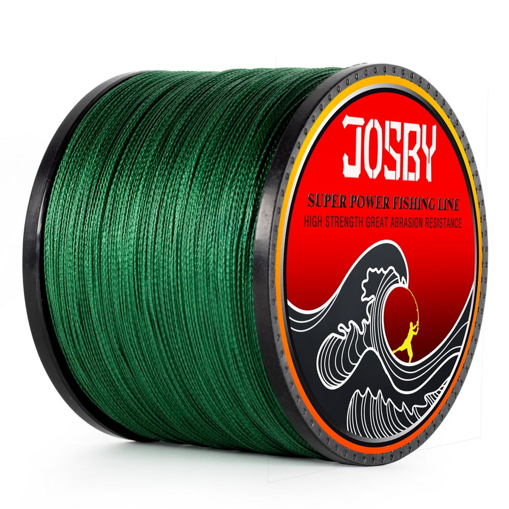 JOSBY 4 Braid Fishing line 10-120LB 150M 300M 500M 1000M 4 Strands Braid Fishing line