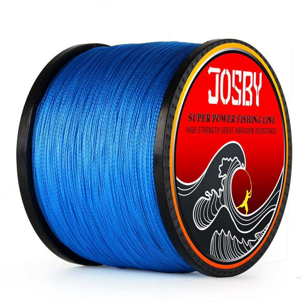 JOSBY 4 Braid Fishing line 10-120LB 150M 300M 500M 1000M 4 Strands Braid Fishing line