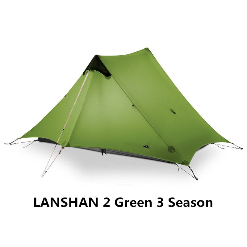 Outdoor Ultralight Camping Tent 3 Season 4 Season Professional 15D Silnylon Rodless Tent