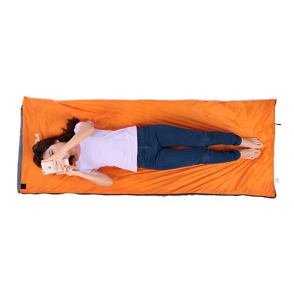 Lixada 190*75cm Camping Envelope Sleeping Bag Ultralight Travel Mini Lazy Bags With Compression